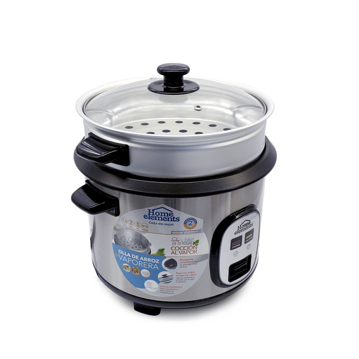 olla arrocera 1.8 litros home elements