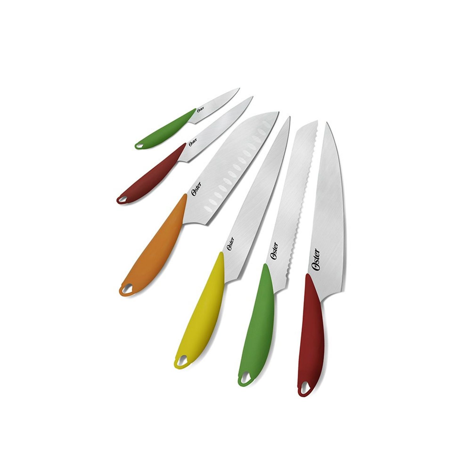 set-de-cuchillos-7pzs-oster-multicolor - Lagobo