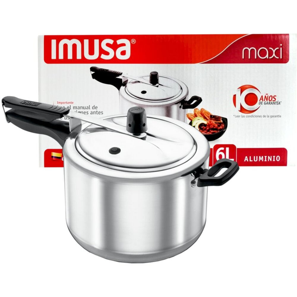 olla a presión 6 litros imusa