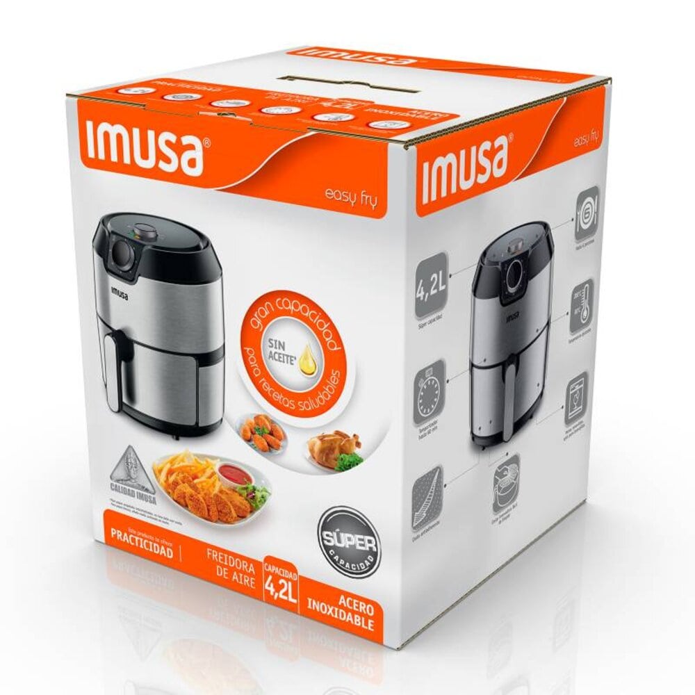 Freidora De Aire Imusa Easy Fry 4,2L - Lagobo