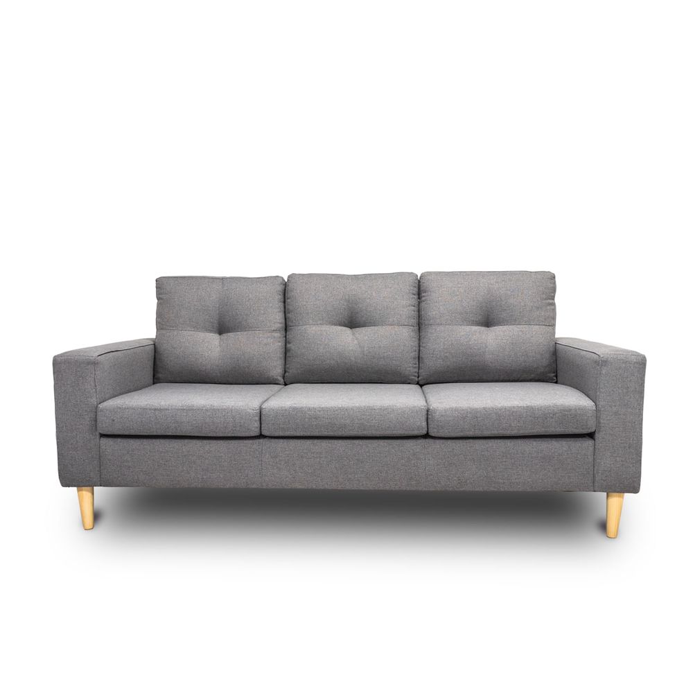 Sofa Oslo 3 puestos GLOTTMANGris Lagobo