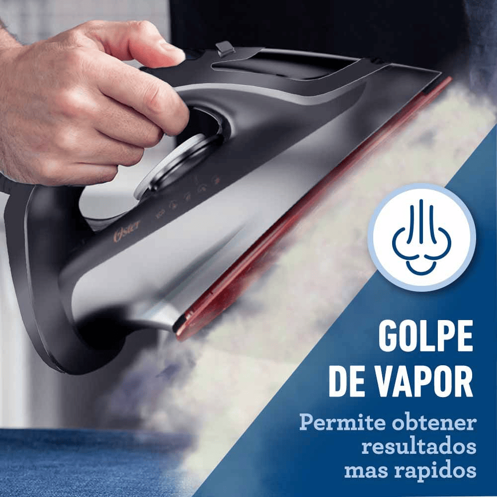Plancha de Vapor Oster Aerocerámica GCSTAC6953 Negra