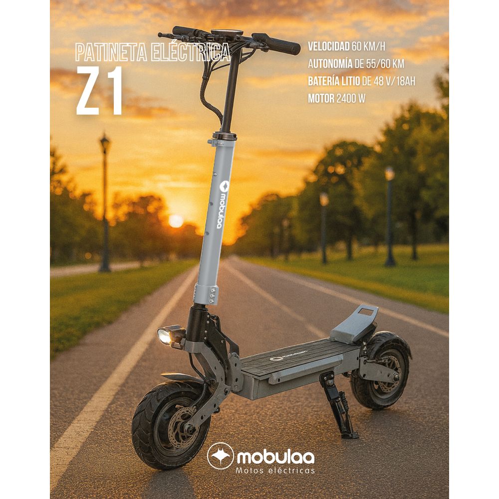 Patineta Eléctrica Mobulaa Z1 Lagobo