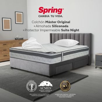 Colchon-Spring-Master-Original-120-x-190---Almohadas-y-Protector_1