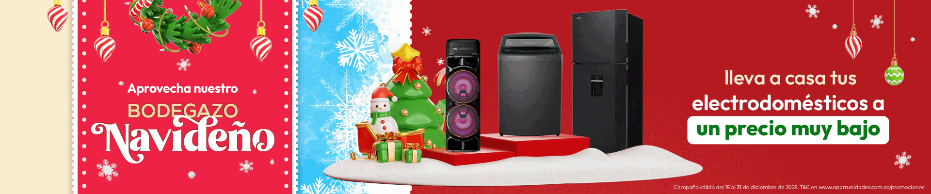 Banner El Bodegazo Navideño