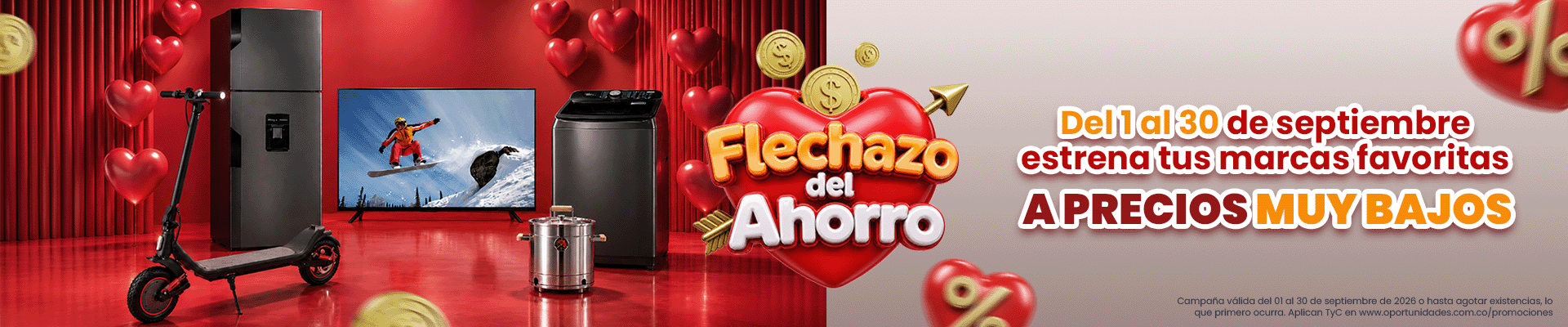 Banner Flechazo del ahorro